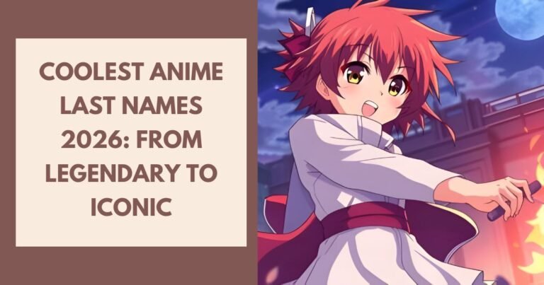 Anime last names with dark meanings