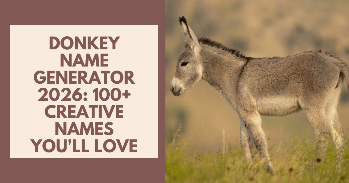 Donkey Name Generator