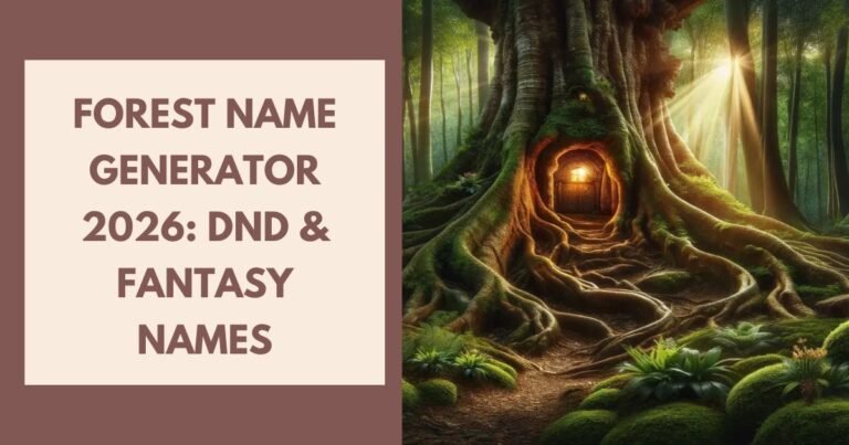 Forest Name Generator