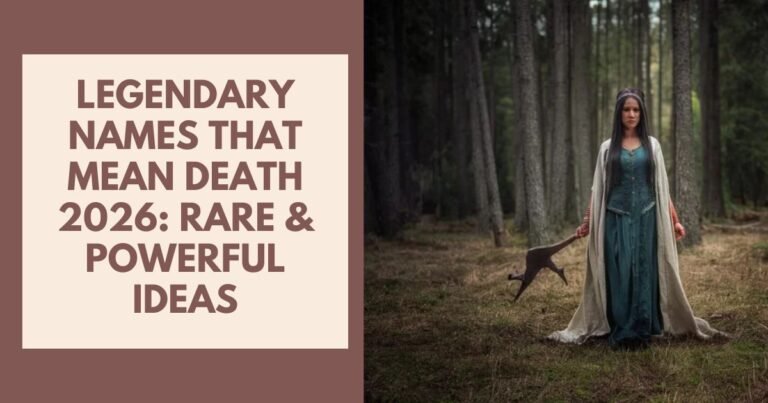 Legendary Names That Mean Death