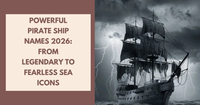 Powerful pirate ship names generator