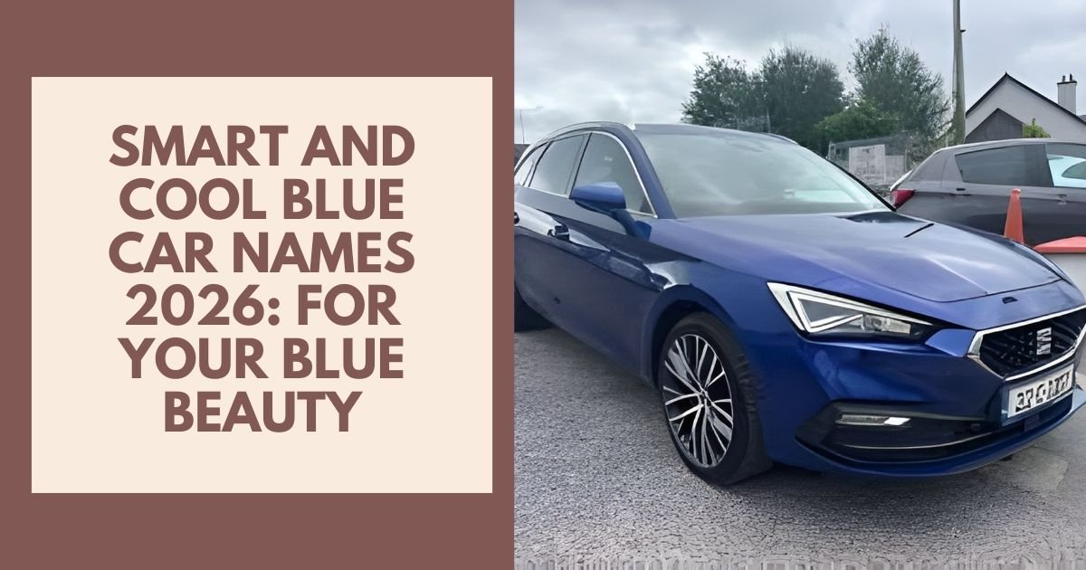 Smart and Cool Blue Car Names