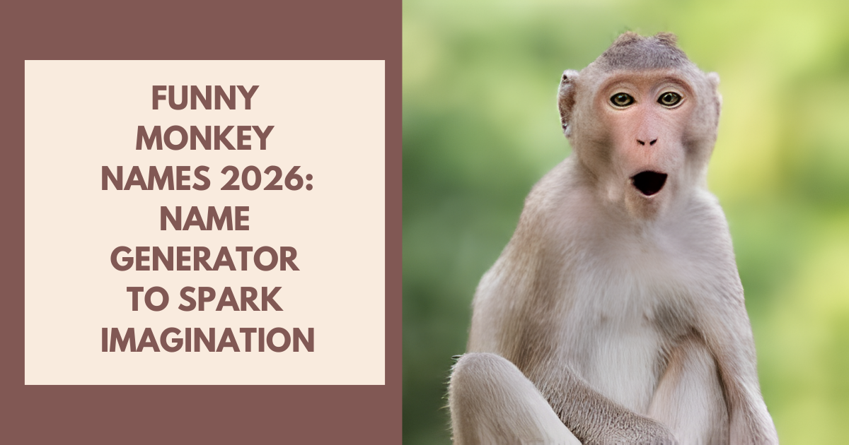 Funny Monkey Names