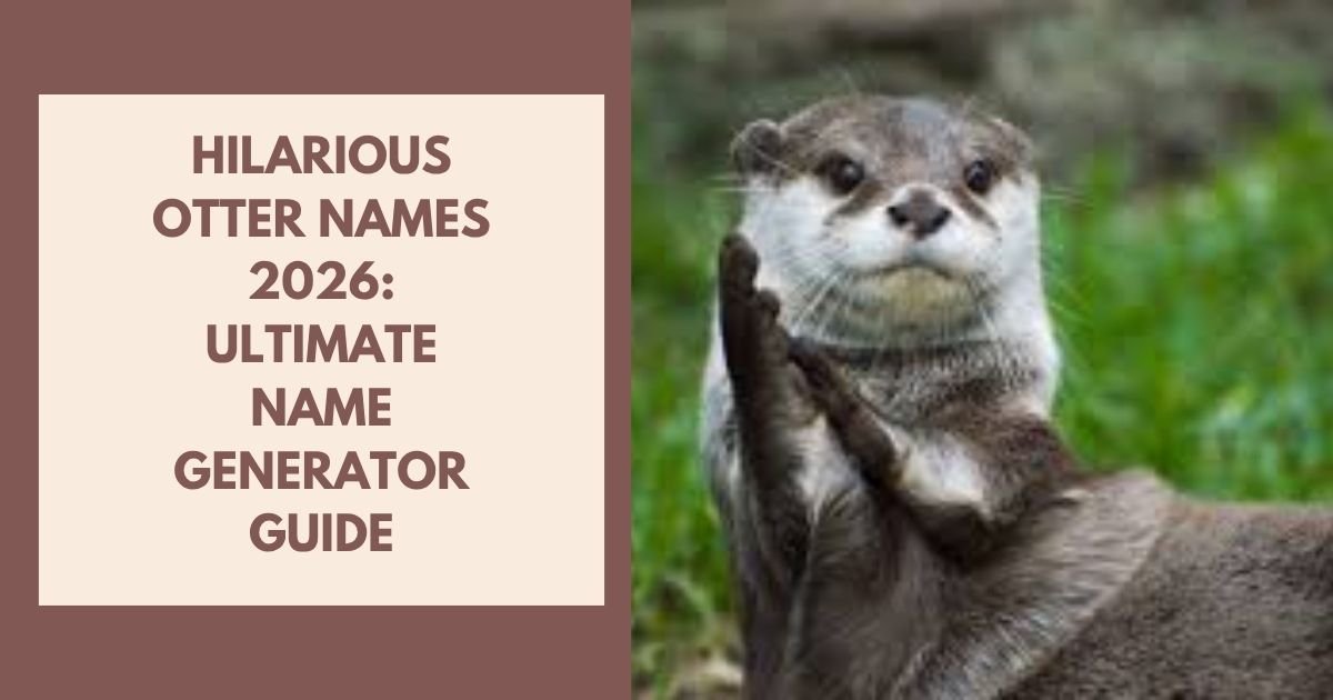 Hilarious Otter Names