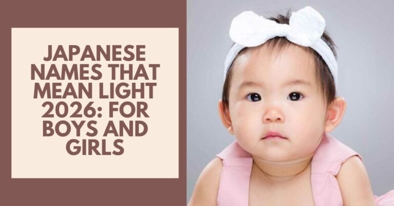 Japanese Names That Mean Light
