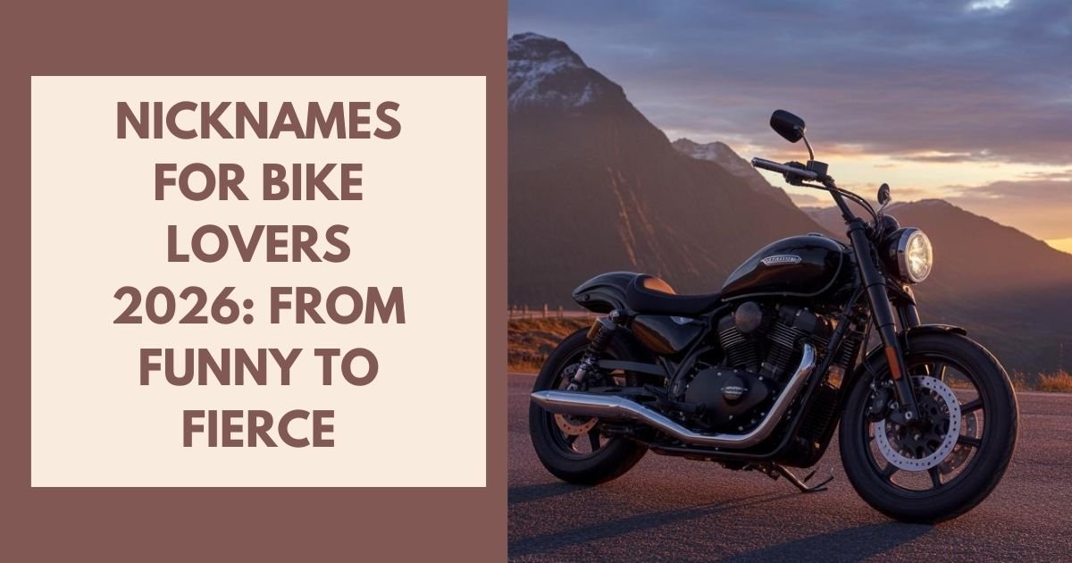 Nicknames for Bike Lovers