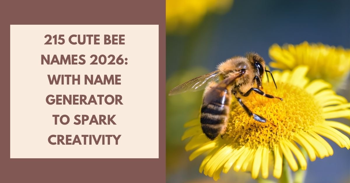 Cute Bee Names