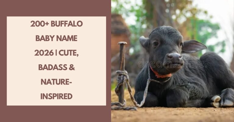 Buffalo Baby Name