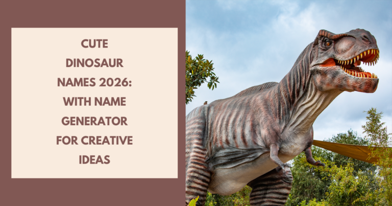 Cute Dinosaur Names