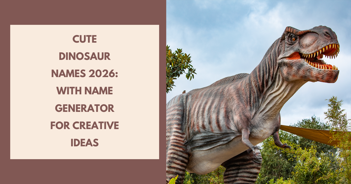 Cute Dinosaur Names