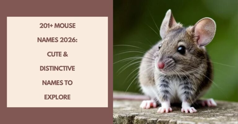 Funny mouse names