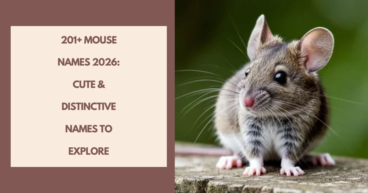 Funny mouse names