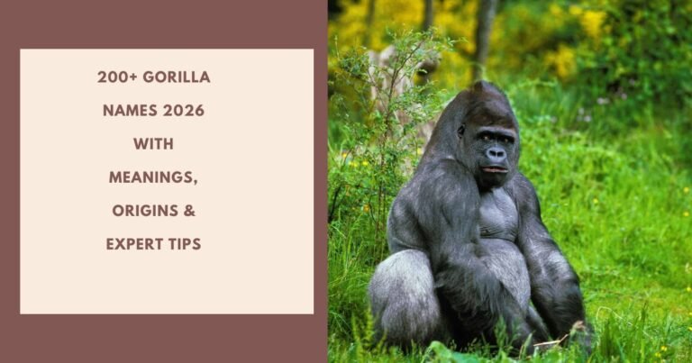Gorilla Names