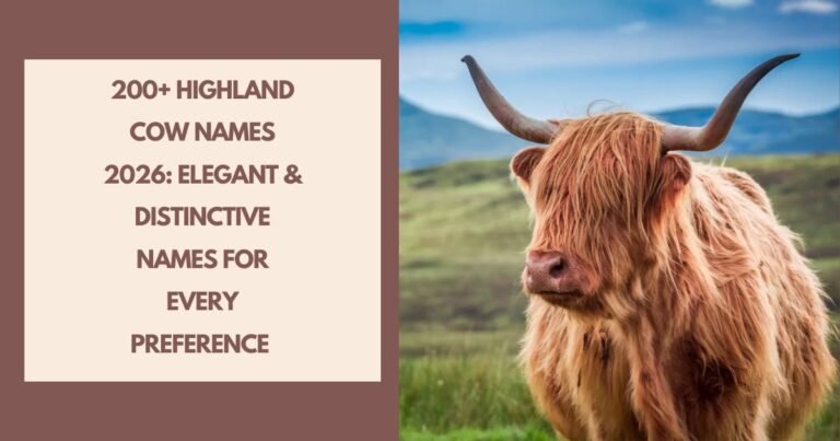 Highland Cow Names