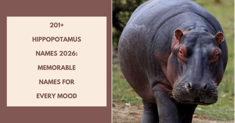 Hippopotamus Names