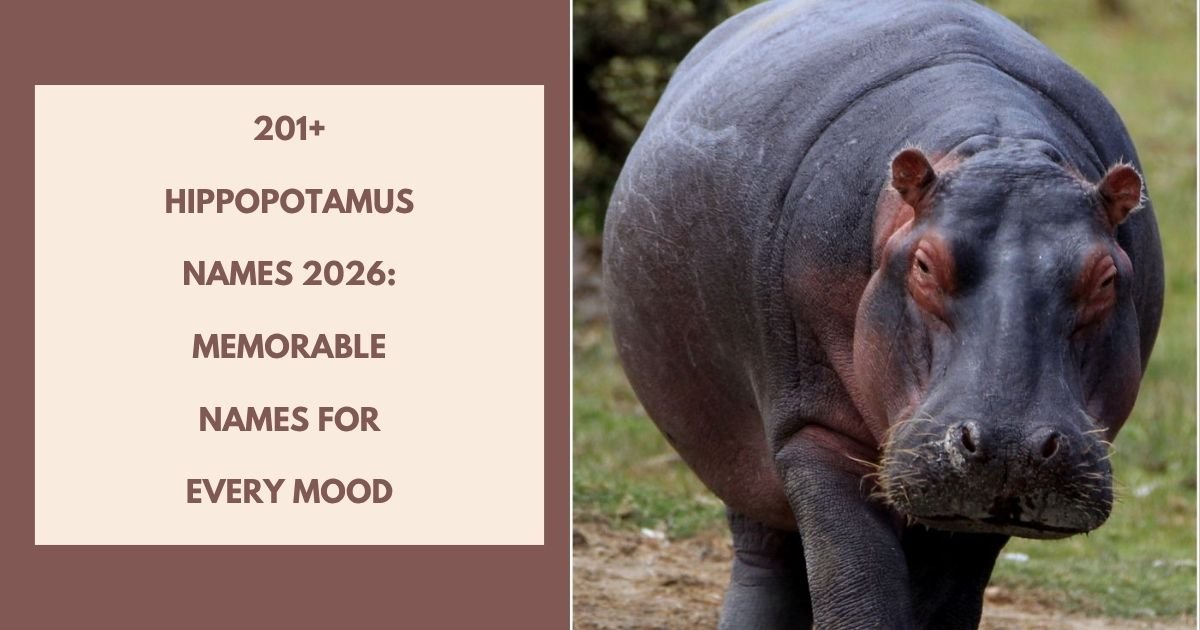 Hippopotamus Names