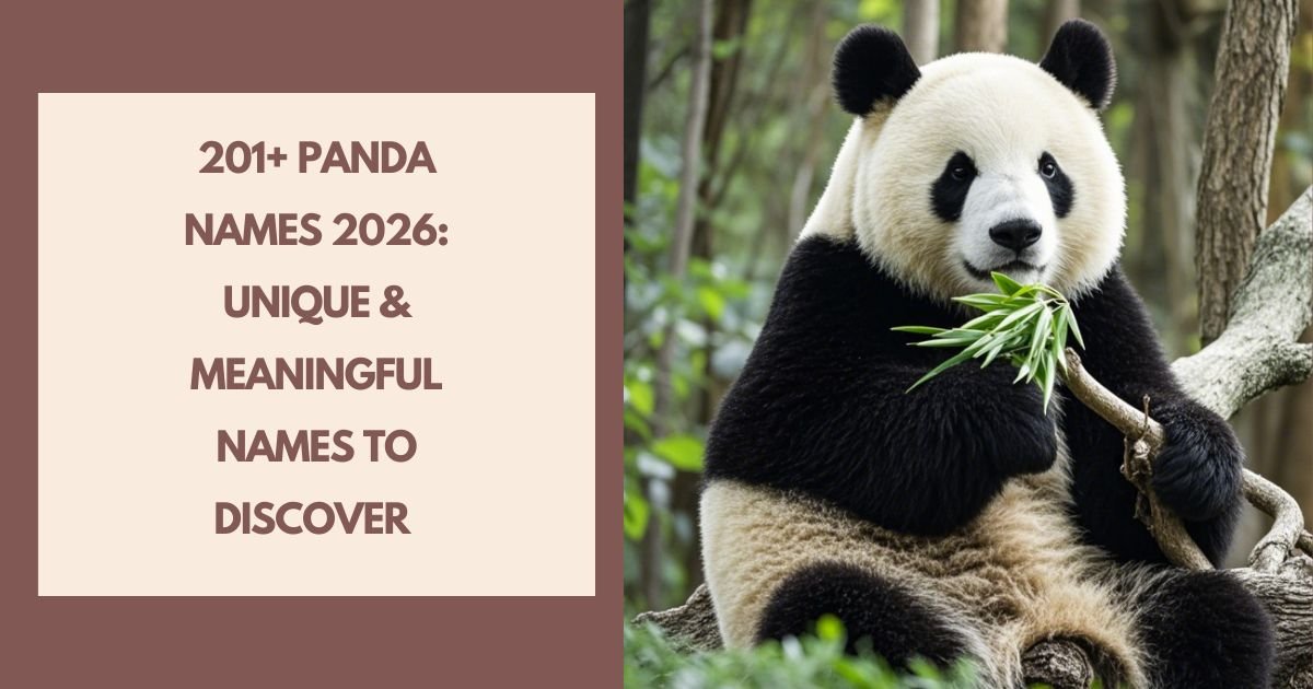 Panda Names For Girls