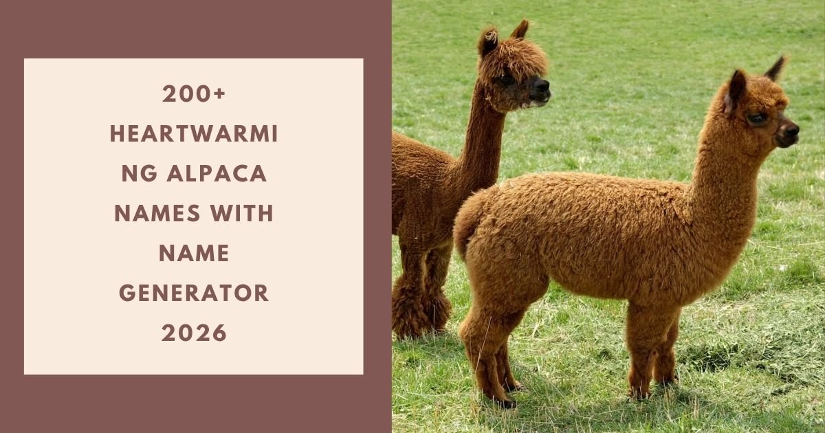 Alpaca Names