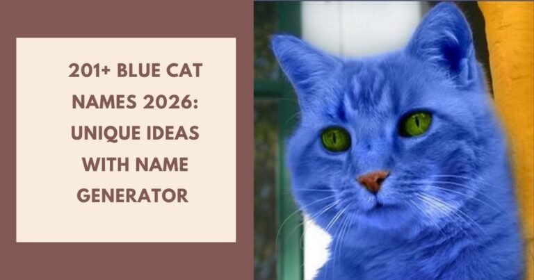 Blue Cat Names