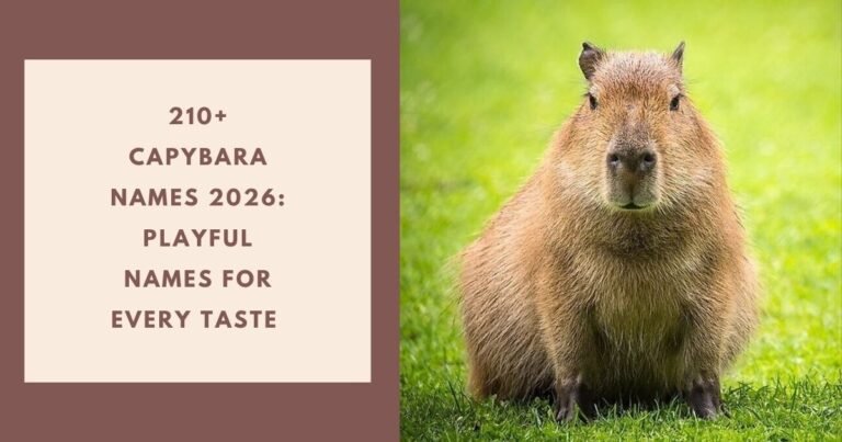 Capybara Names