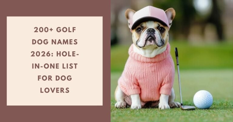 Golf Dog Names
